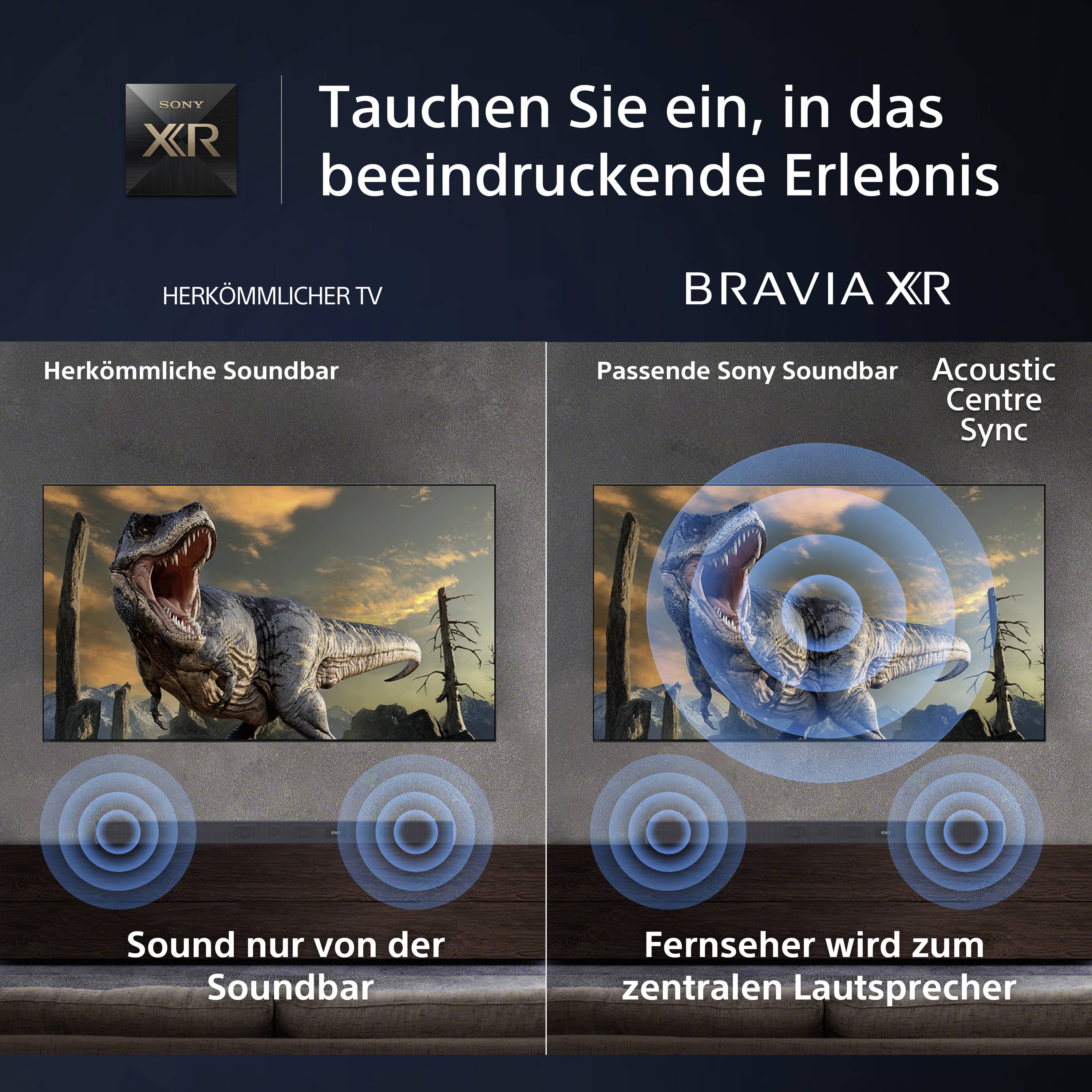 Sony XR55A95LAEP OLED-TV 139.7 cm 55 Zoll EEK F (A - G) CI+, DVB-C, DVB-S2, DVB-T, DVB-T2, Smart TV, UHD, WLAN Schwarz