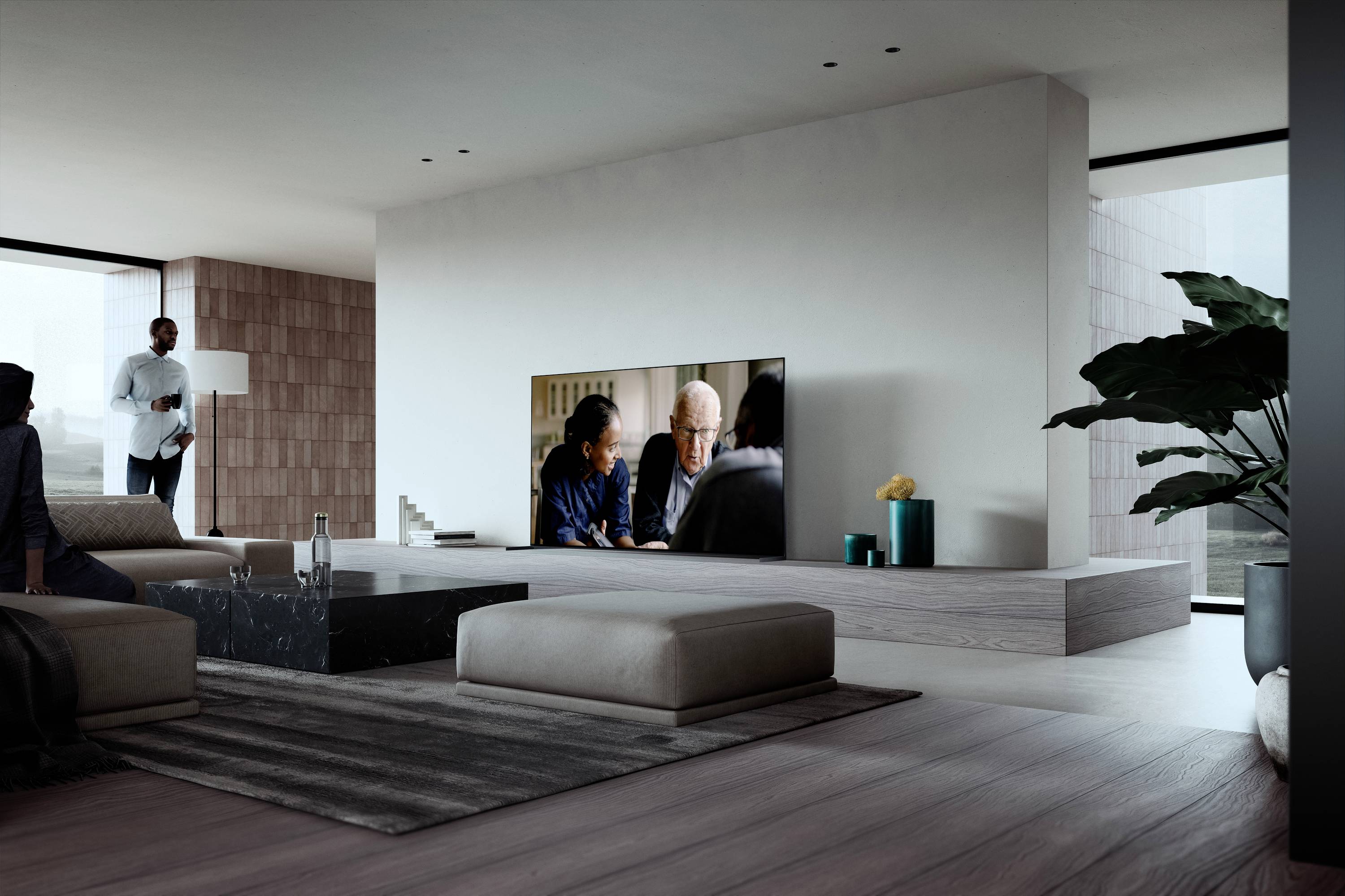 Sony XR55A95LAEP OLED-TV 139.7cm 55 Zoll EEK F (A - G) CI+, DVB-C, DVB-S2, DVB-T, DVB-T2, Smart TV, UHD, WLAN Schwarz