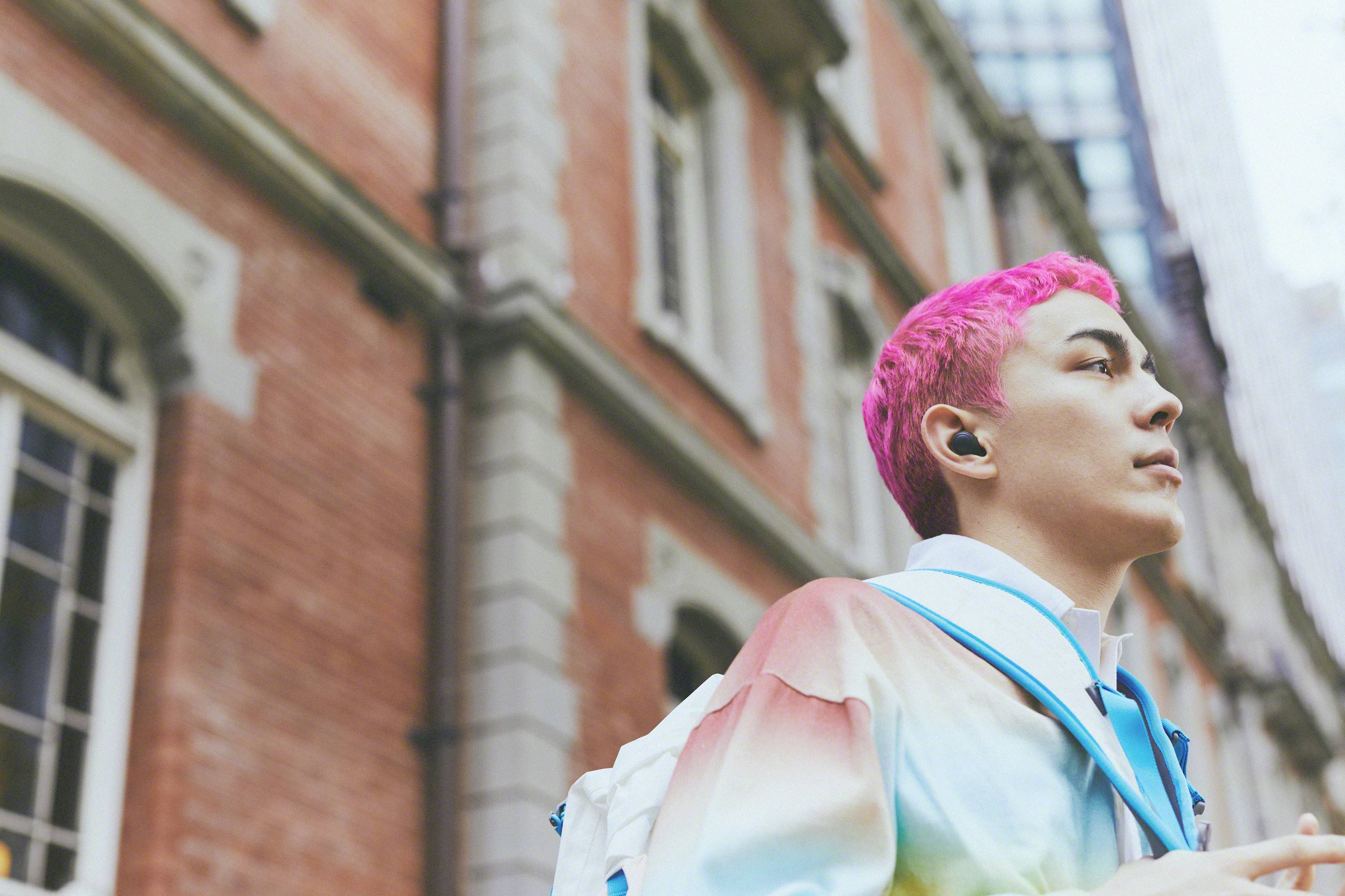 Sony WFC700NB.CE7 In Ear Kopfhörer Bluetooth® Stereo Schwarz Noise Cancelling Ladecase, Schweißresistent, Lautstärkeregelung HiFi