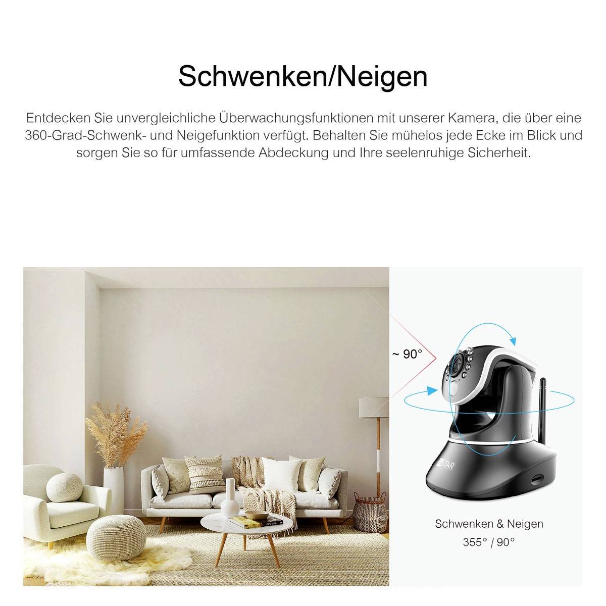 INSTAR IN-8415 2K+ POE/WLAN sw 14083 WLAN IP Überwachungskamera 2560 x 1440 Pixel