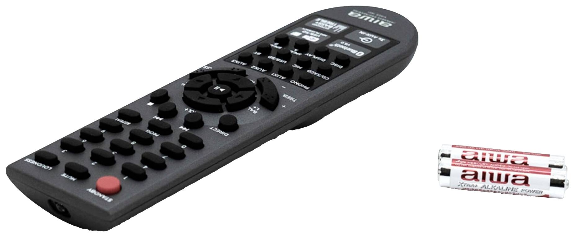 Aiwa AMU-120BTSL Stereo-Verstärker 2 x 60W Silber Bluetooth®