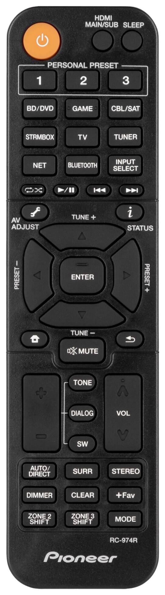 Pioneer VSX-935M2-S AV-Receiver 7 x 170W Silber Bluetooth®, AirPlay, Dolby Atmos®, High-Resolution Audio, USB, Internetradio