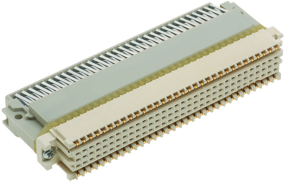 Elektronikkonnektor mit mehreren Stiften und Buchsen, geeignet für industrielle Anwendungen.