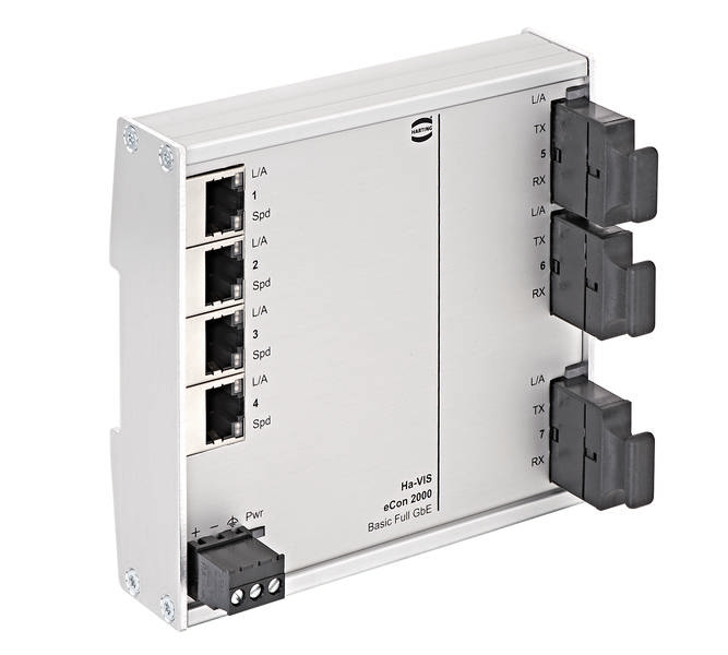 HARTING 24 02 404 3100 Industrial Ethernet Switch 1000MBit/s