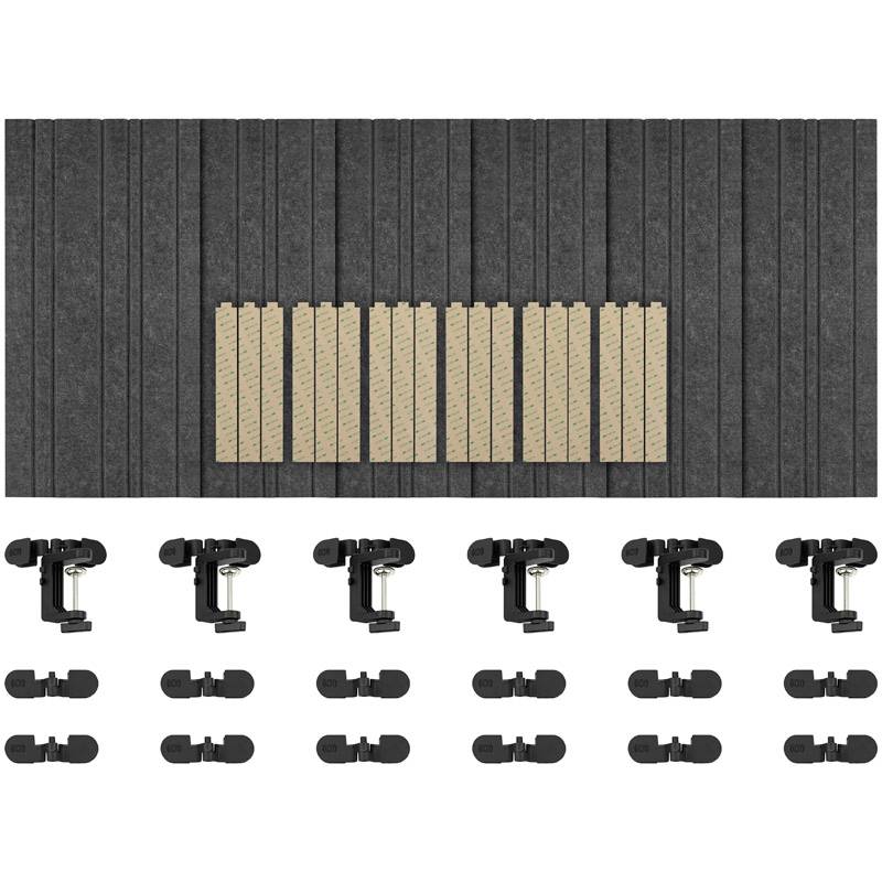 Streamplify ACOUSTIC PANEL 6-Pack Akustikschaumstoff (L x B) 600mm x 300mm Polyester