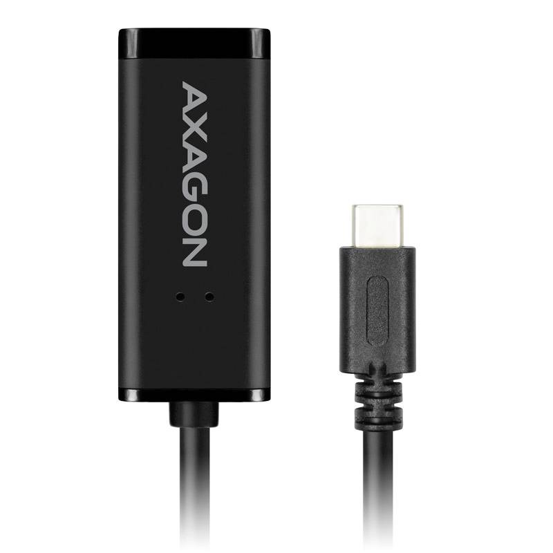 USB-C-Adapter von Axagon mit Kabel, geeignet für Verbindungen zu Geräten mit unterschiedlichen Anschlüssen.