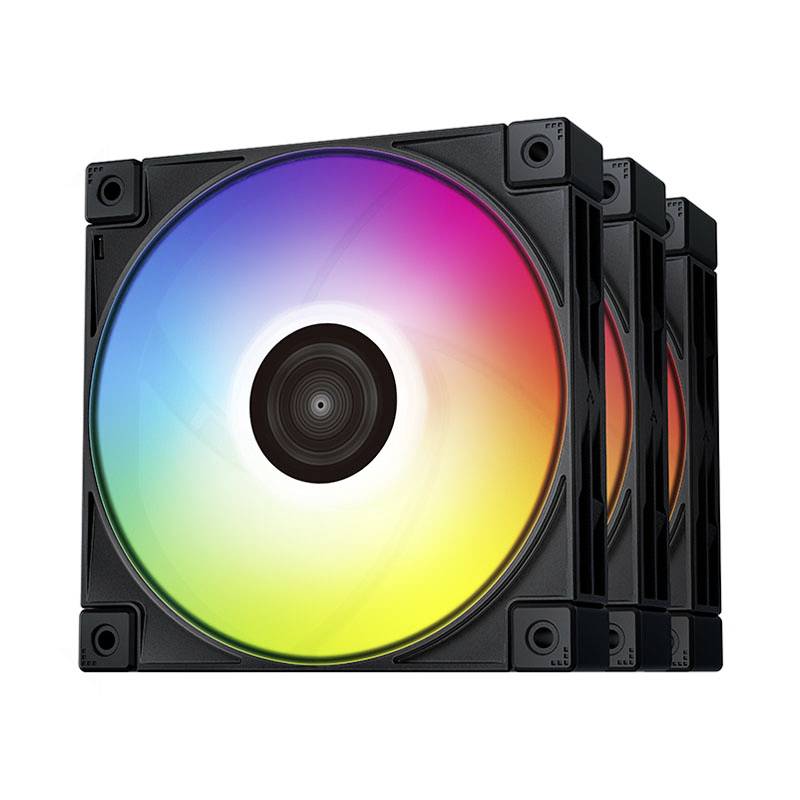 DeepCool FC120 ARGB PC-Gehäuse-Lüfter Schwarz (B x H x T) 120 x 25 x 120 mm
