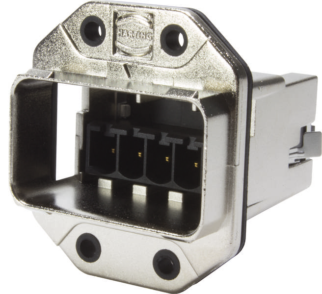 HARTING 09354330311 Wanddurchführung Gesamtpolzahl: 5 1St.