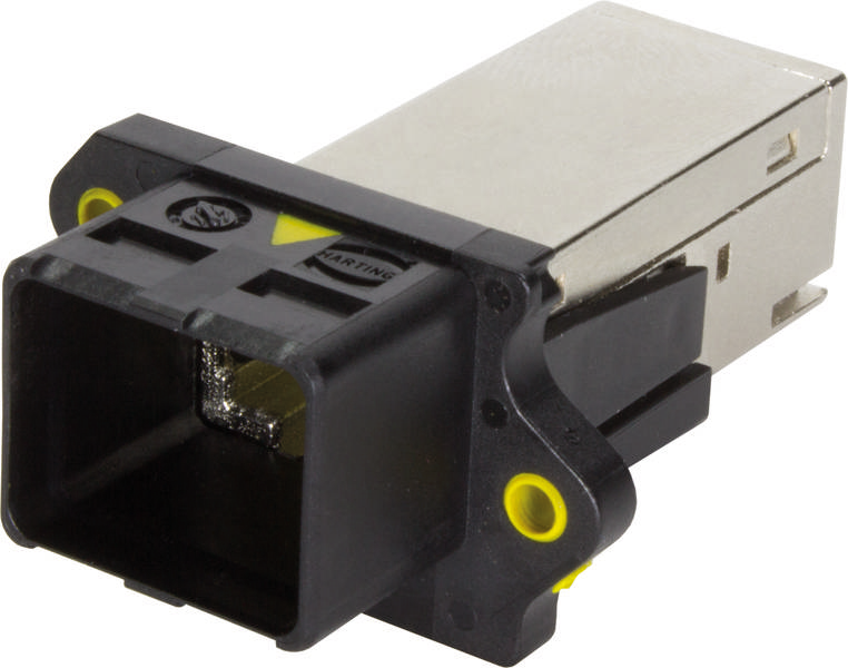 HARTING 09452451561 Wanddurchführung Gesamtpolzahl: 8 1St.