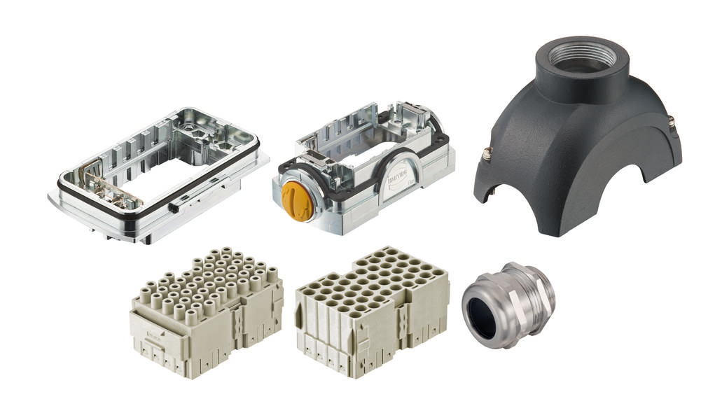 HARTING 10226000004 Steckverbinder-Set Gesamtpolzahl: 48 1 St.