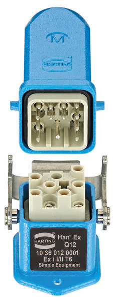 HARTING 10361120001 Steckverbinder-Set Gesamtpolzahl: 12 + PE 1 St.