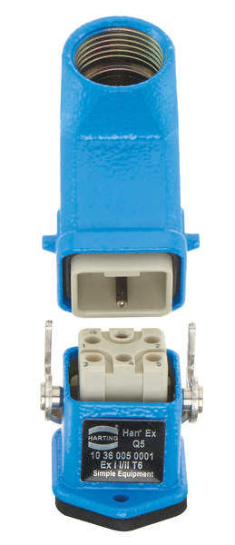 HARTING 10360050001 Steckverbinder-Set Gesamtpolzahl: 5 + PE 1St.