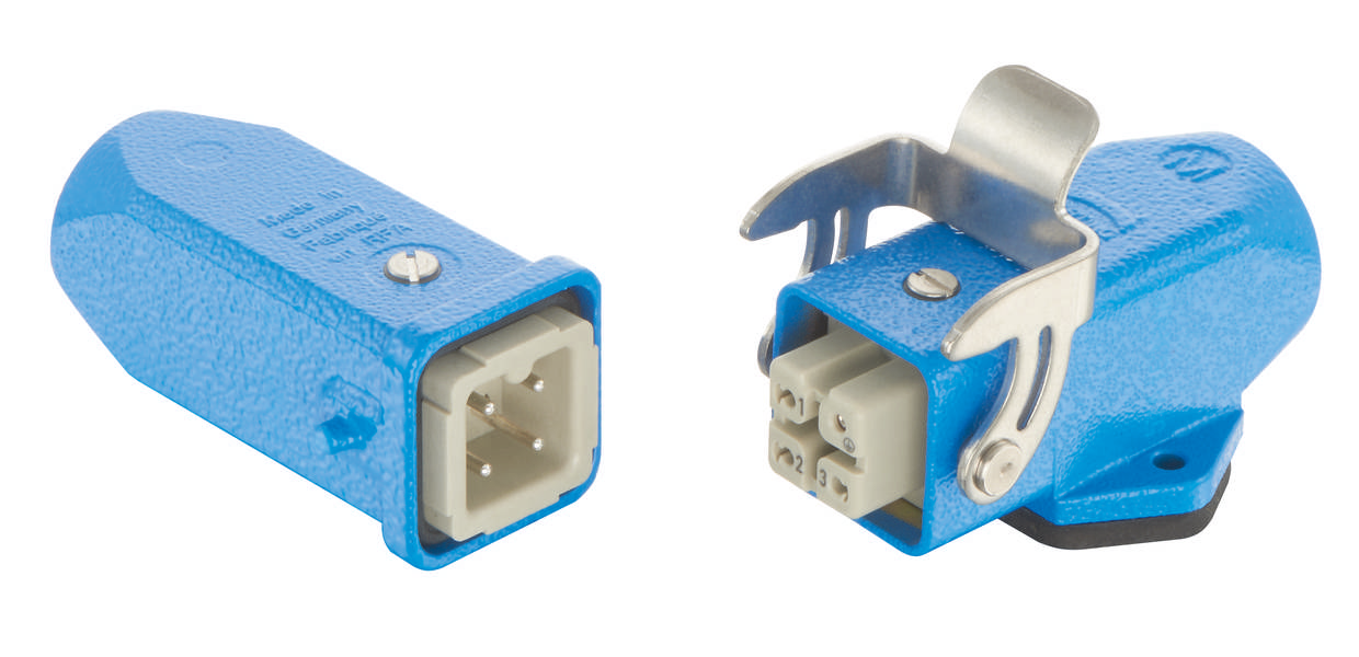 HARTING 10360030008 Steckverbinder-Set Gesamtpolzahl: 3 + PE 1St.