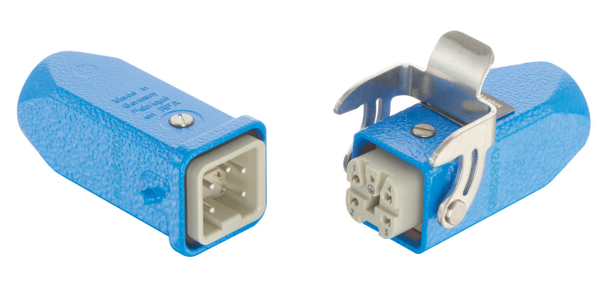 HARTING 10360040011 Steckverbinder-Set Gesamtpolzahl: 4 + PE 1St.