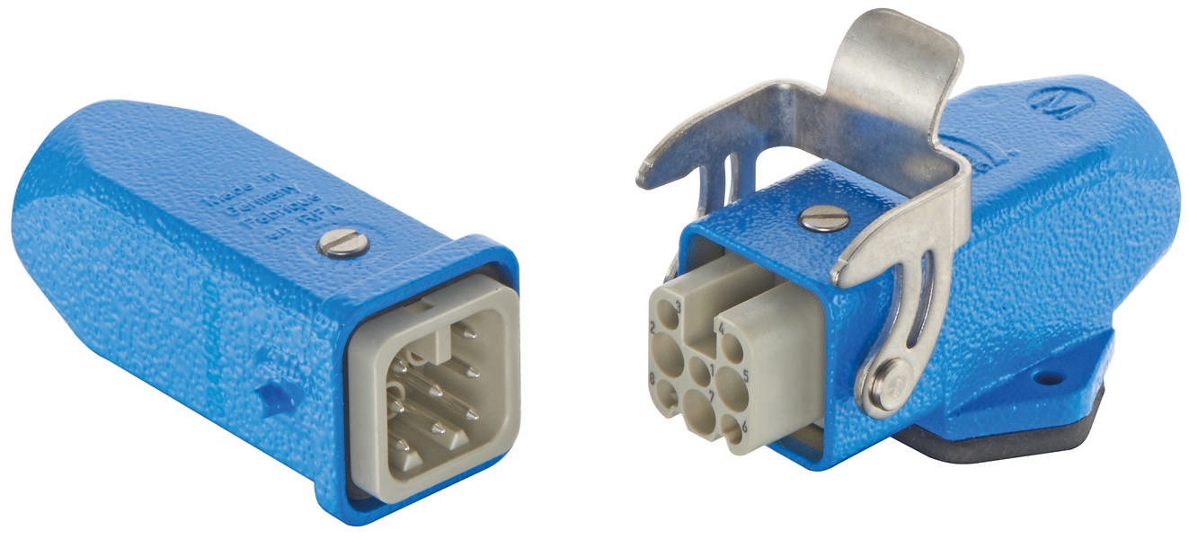 HARTING 10360080014 Steckverbinder-Set Gesamtpolzahl: 8 1St.