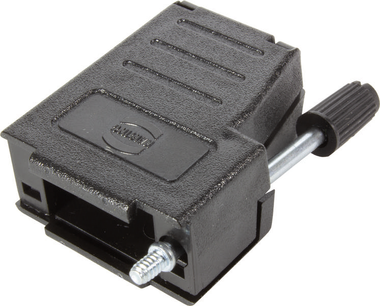 Ein schwarzer rechteckiger Schalter mit einem Hebel an der Seite, der zur Steuerung elektronischer Geräte verwendet wird.