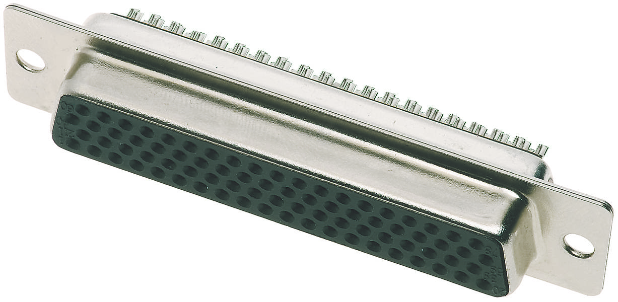 Eine flache, weiße Platine mit grünen Schaltkreisen und elektrischen Komponenten, diagonal auf schwarzem Hintergrund.