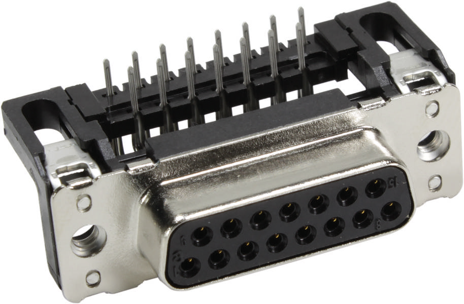 HARTING 09 66 212 6601 0966212660eckverbinder Polzahl: 15 Löten