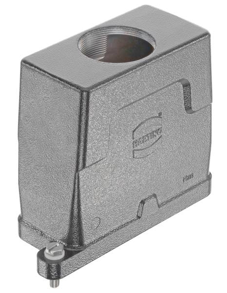 HARTING Han 16HPR enlarged Tüllengehäuse, 1xM40 gerader Kabelabgang, Schraubverriegelung - 1 Stück