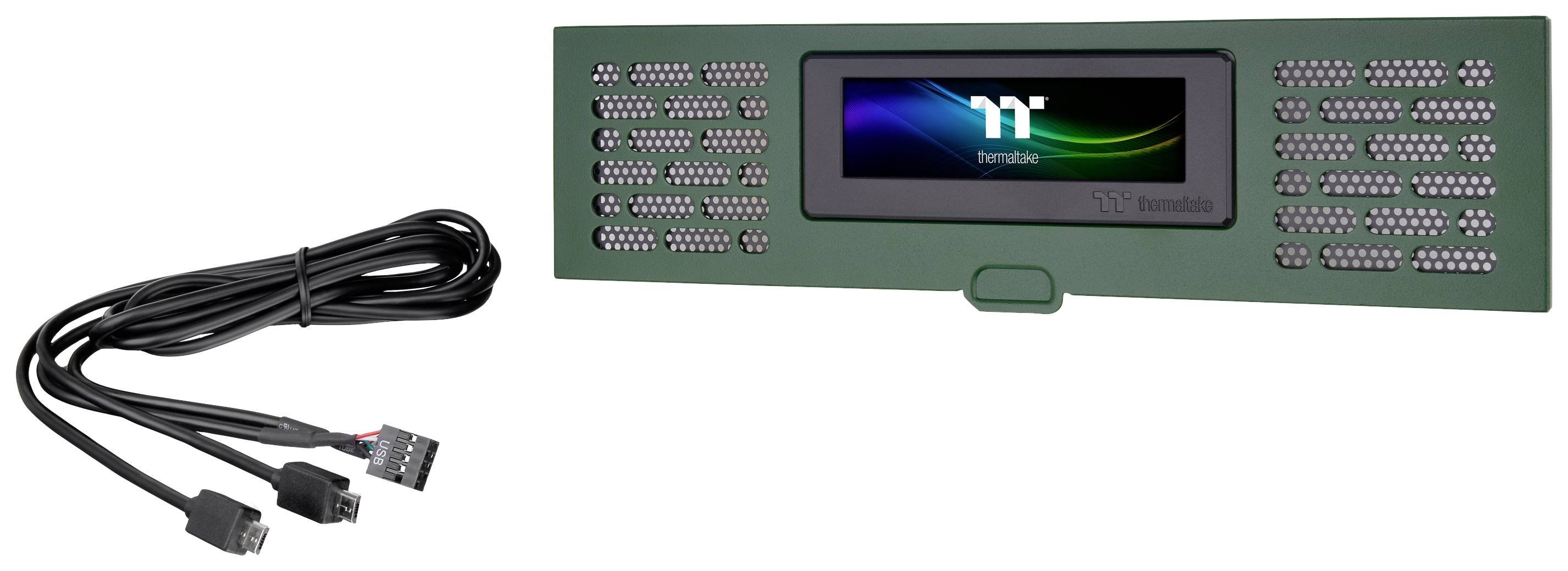 Thermaltake AC-067-OODNAN-A1 LCD-Panel-Kit Racing-Grün