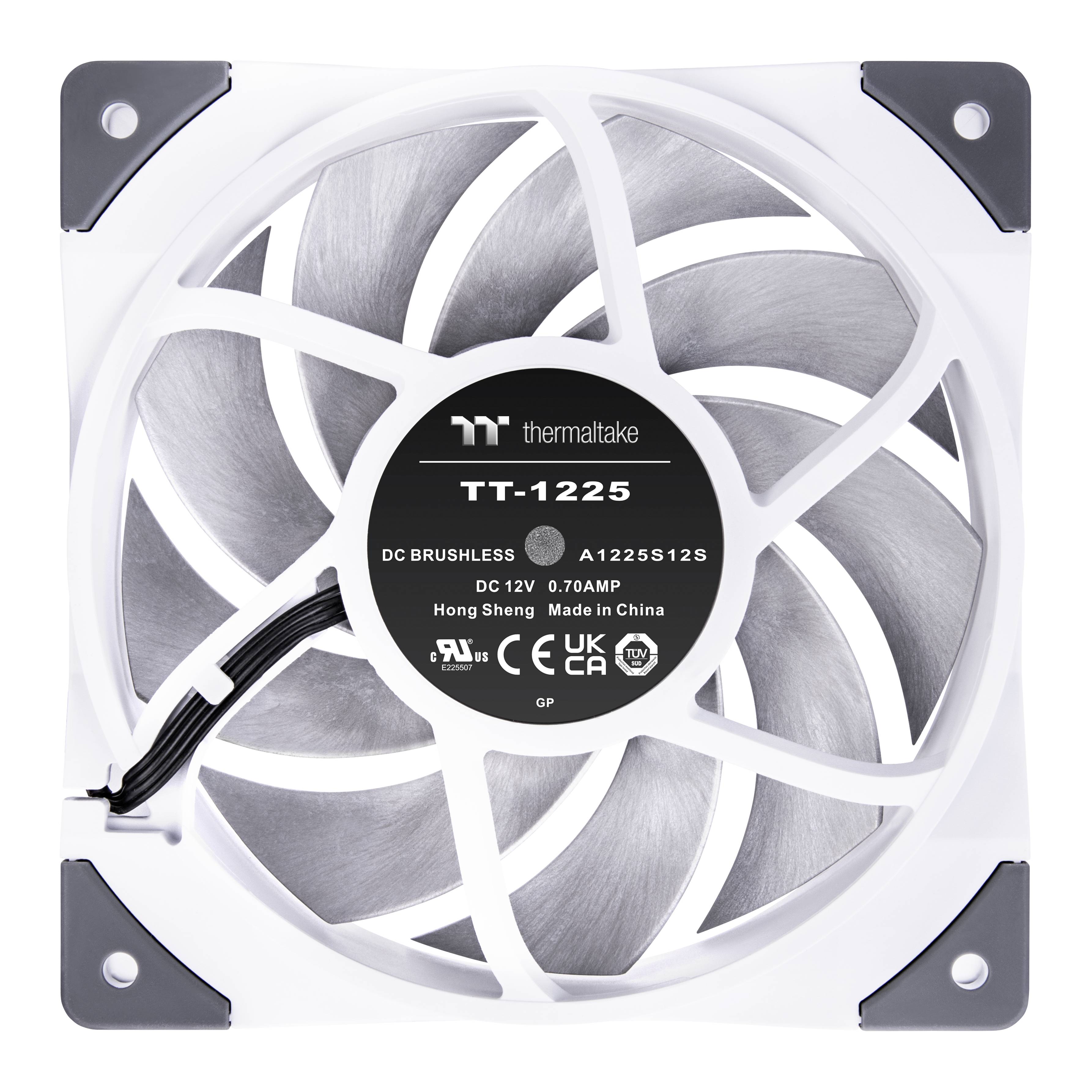 Thermaltake TOUGHFAN 12 PC-Gehäuse-Lüfter Weiß (B x H x T) 120 x 120 x 25mm