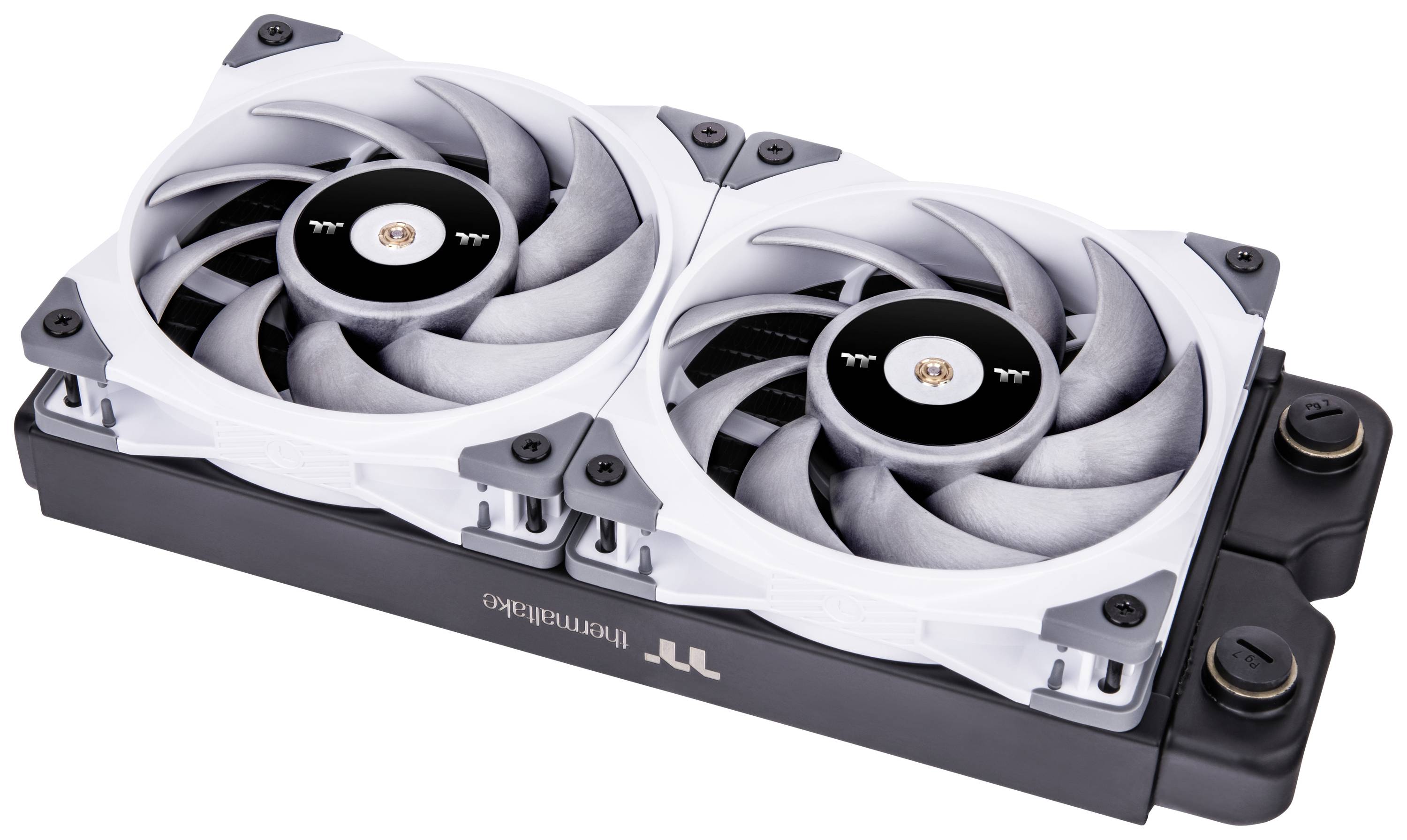 Thermaltake TOUGHFAN 12 PC-Gehäuse-Lüfter Weiß (B x H x T) 120 x 120 x 25mm