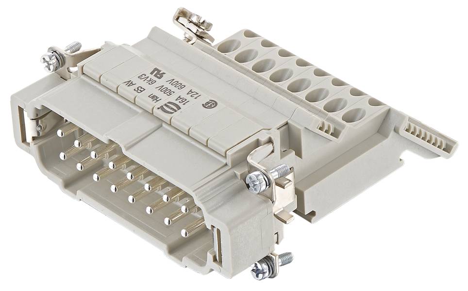 HARTING 09330164629 Stifteinsatz 16 Käfigzugfederanschluss 1St.