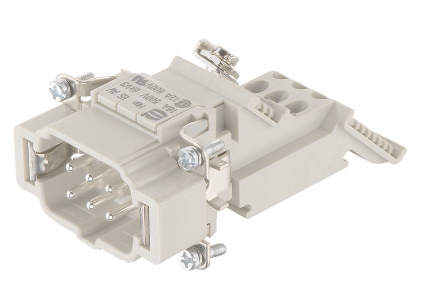 HARTING 09330064629 Stifteinsatz 6 Käfigzugfederanschluss 1St.