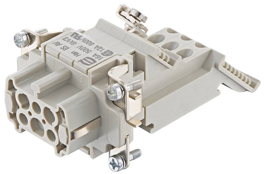 HARTING 09330064736 Stifteinsatz 6 Schrauben 1St.