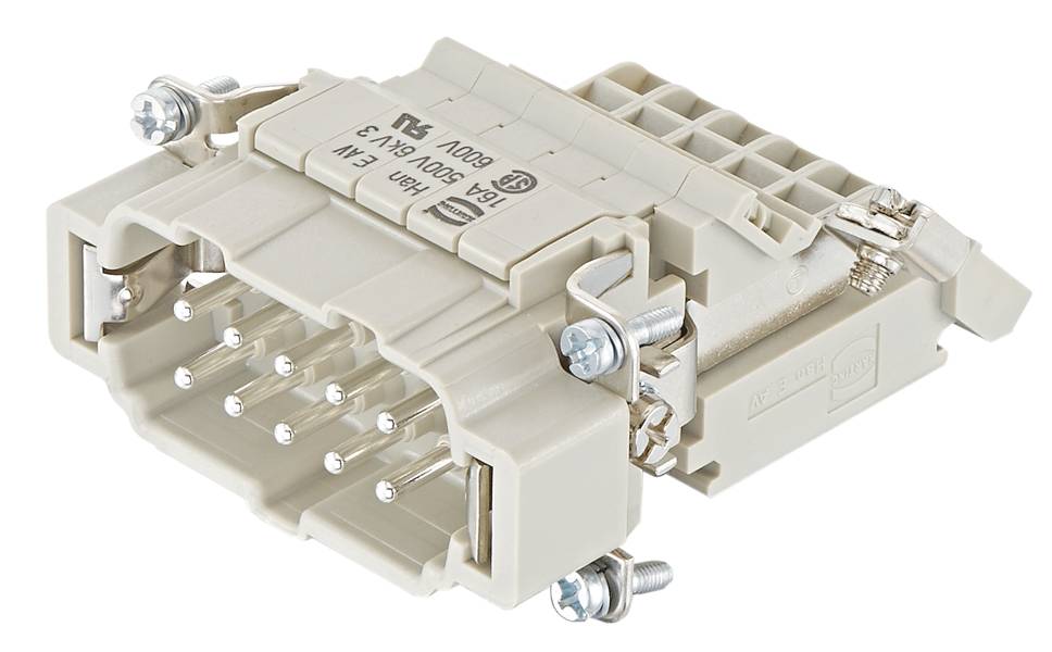 HARTING 09330104636 Stifteinsatz 10 Schrauben 1St.
