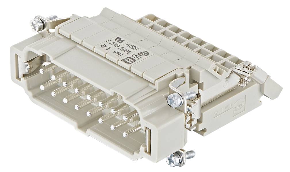 HARTING 09330164636 Stifteinsatz 16 Schrauben 1St.