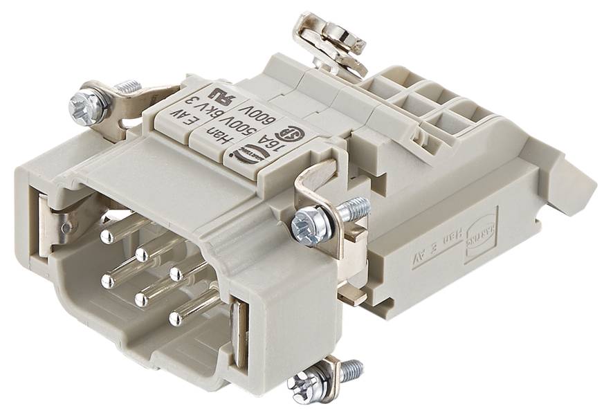 HARTING 09330064626 Stifteinsatz 6 Schrauben 1St.