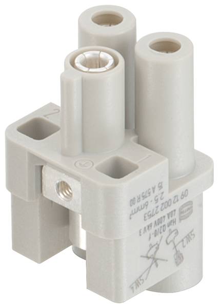HARTING 09120022755 Stifteinsatz 2 Axialschraubanschluss 1St.