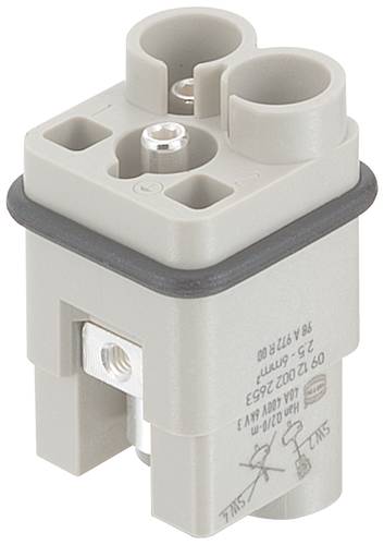 HARTING 09120022655 Stifteinsatz 2 Axialschraubanschluss 1 St.