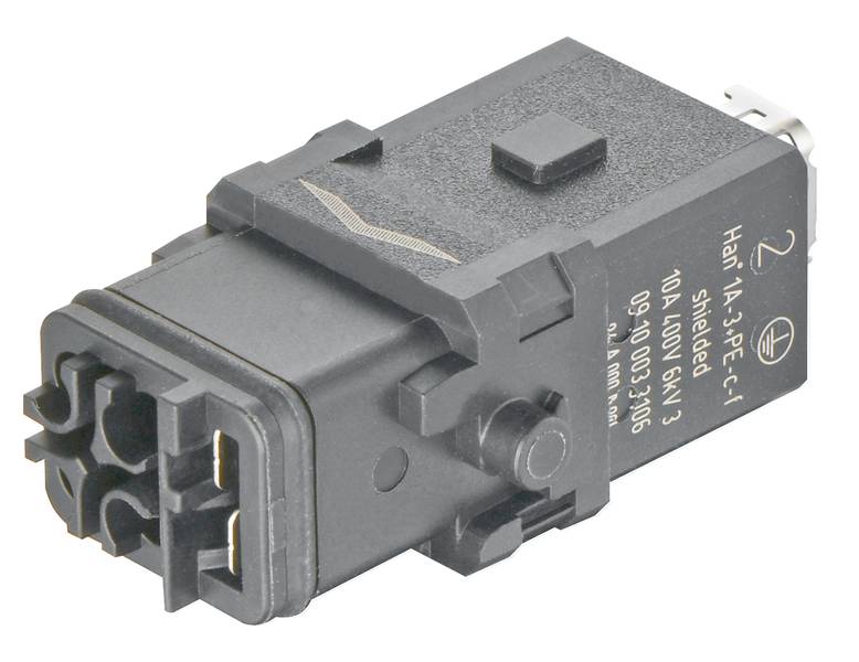 HARTING 09100033106 Stifteinsatz 3 Crimpen 1St.