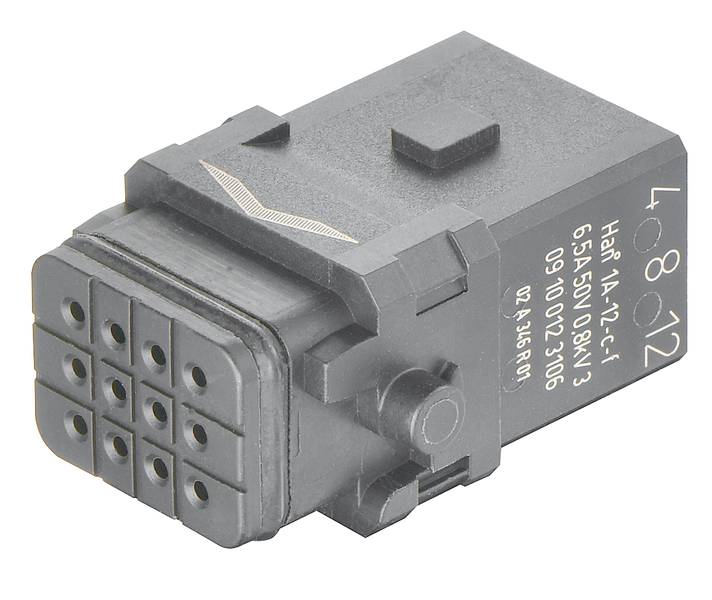 HARTING 09100123106 Stifteinsatz 12 Crimpen 1St.