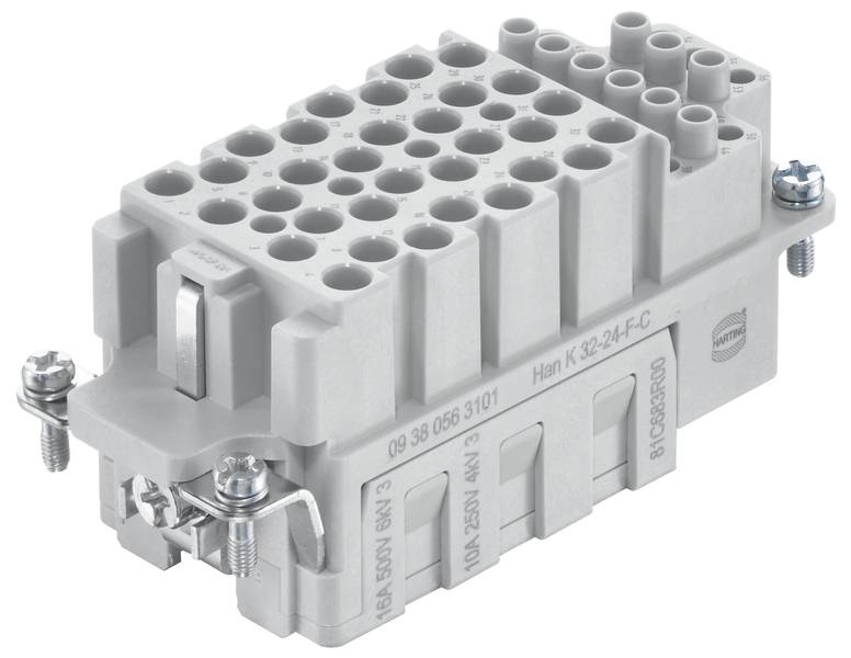 HARTING 09380563101 Stifteinsatz 56 Crimpen 1St.