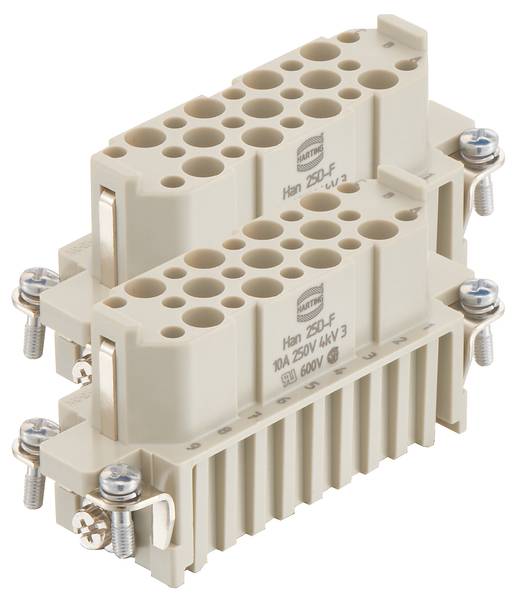 HARTING 09210253111 Stifteinsatz 50 Crimpen 1St.
