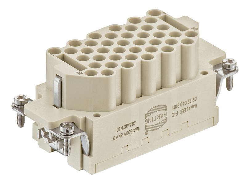 HARTING 09322403101 Stifteinsatz 40 Crimpen 1St.