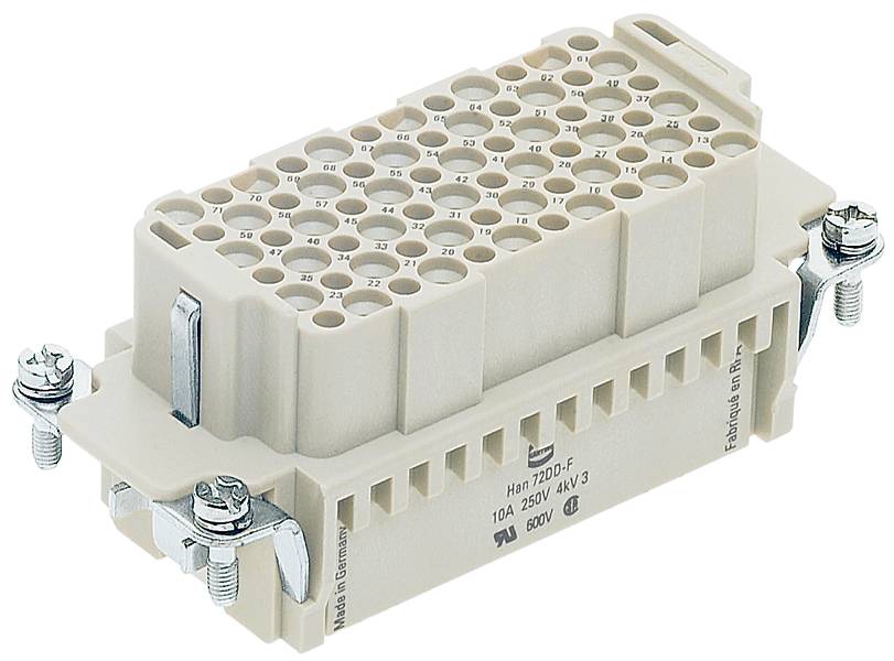 HARTING 09162723101 Stifteinsatz 72 Crimpen 1St.