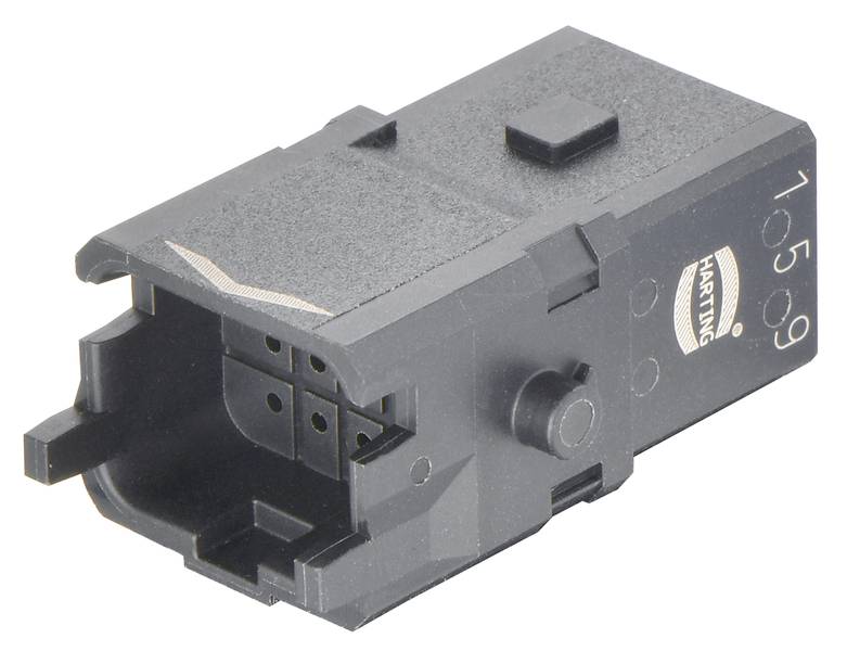 HARTING 09100123006 Stifteinsatz 12 Crimpen 1St.