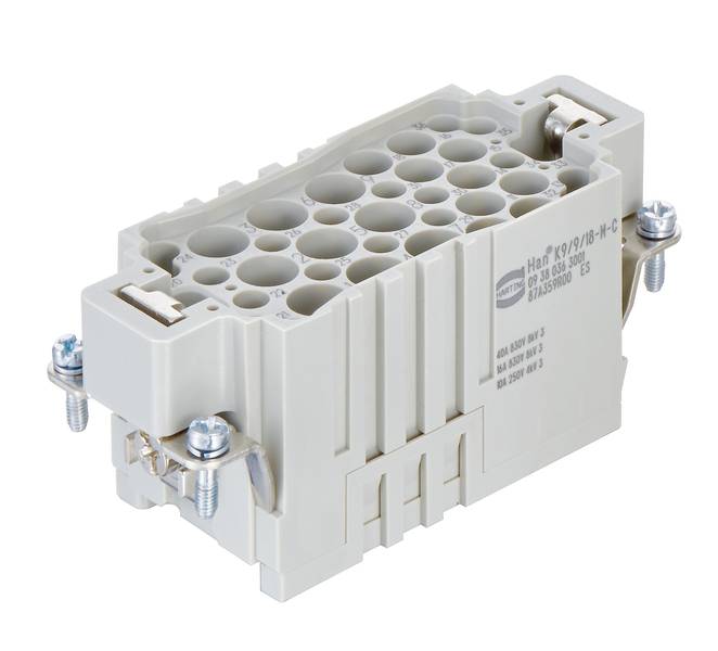HARTING 09380363001 Stifteinsatz 36 Crimpen 1St.