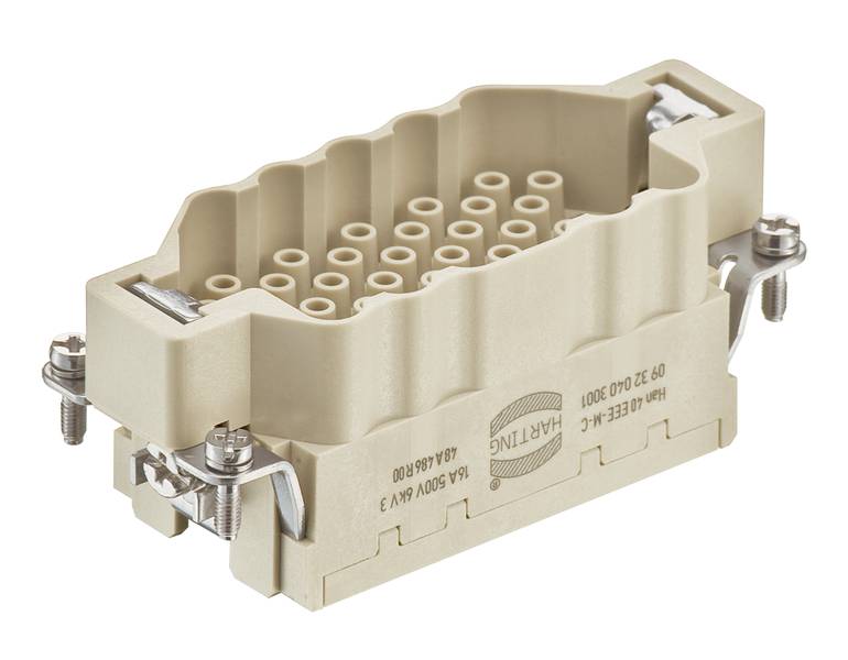 HARTING 09322403001 Stifteinsatz 40 Crimpen 1St.