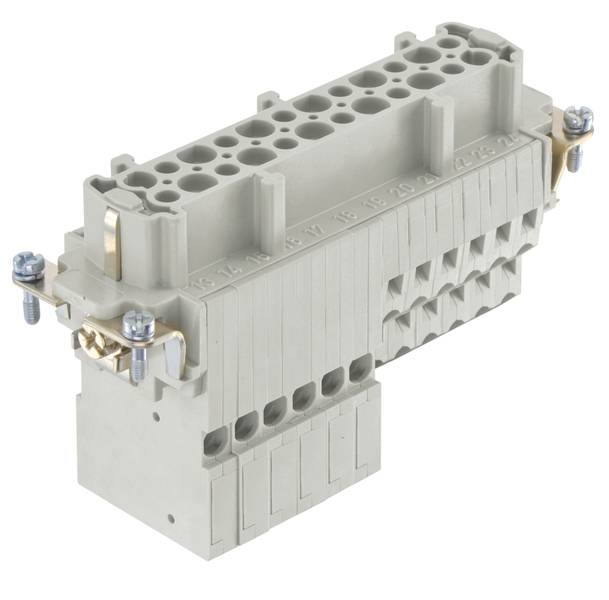 HARTING 09330242738 Stifteinsatz 16 Käfigzugfederanschluss 1St.