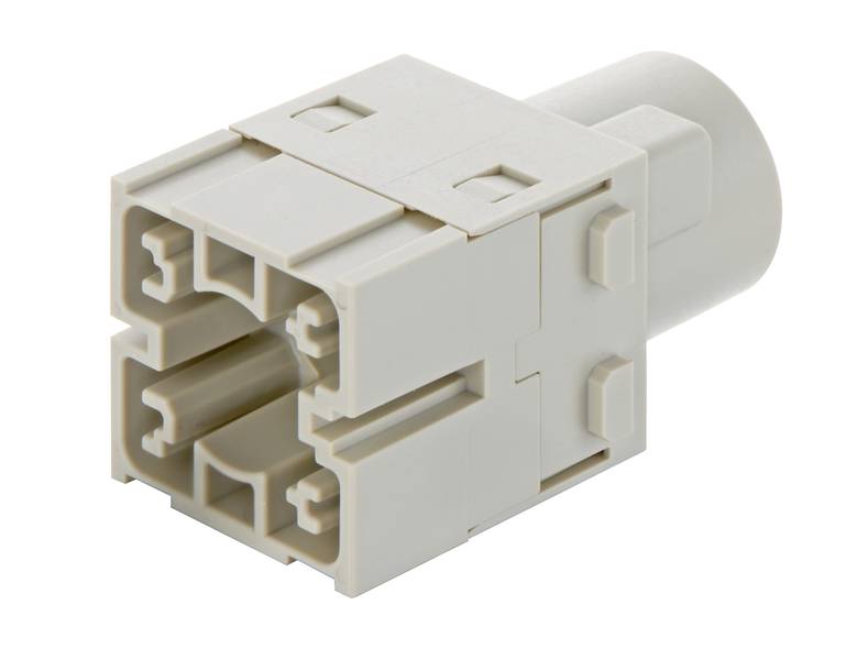 HARTING 09140013004 Doppelmodul 1 Crimpen, Axialschraubanschluss 1St.