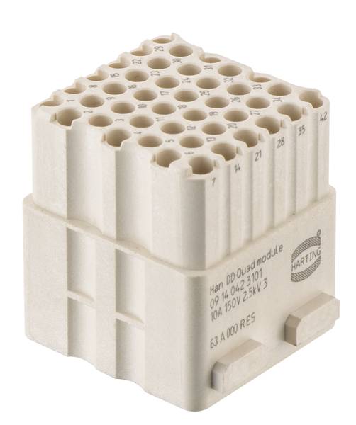 HARTING 09140423101 Doppelmodul 42 Crimpen 1St.