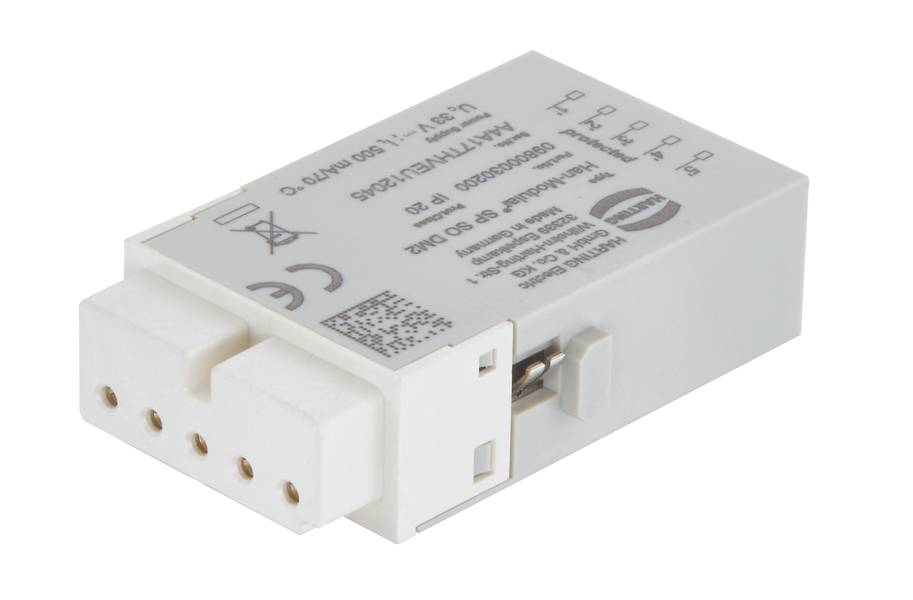 HARTING 09800030200 Einzelmodul 5 Push-In-Klemme 1St.