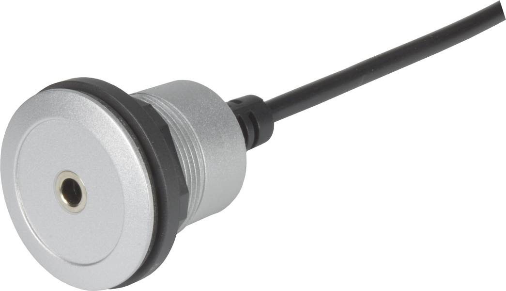 Metallsensor in zylindrischer Form mit Kabel, verwendet zur Erkennung von Objekten oder zur Positionsmessung in technischen Anwendungen.