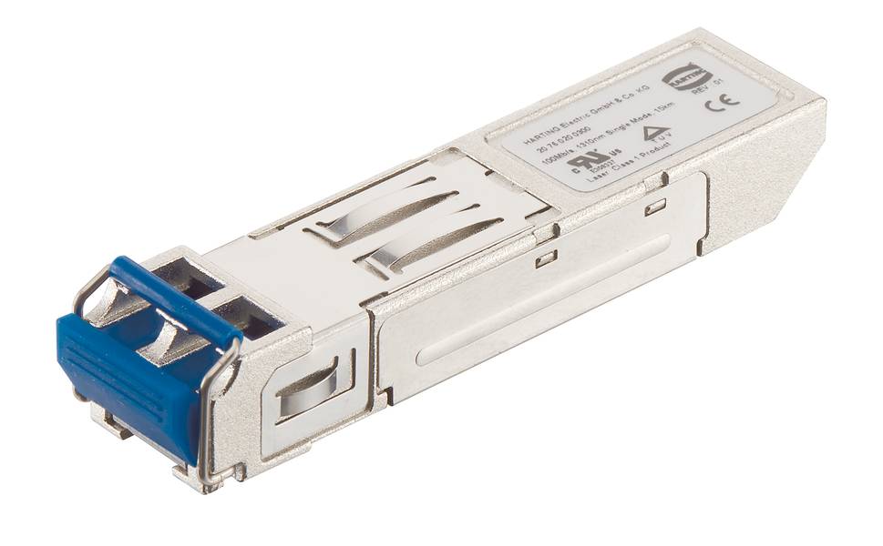 HARTING 20760200300 20 76 020 0300 SFP-Transceiver-Modul 155 MBit/s 15000m