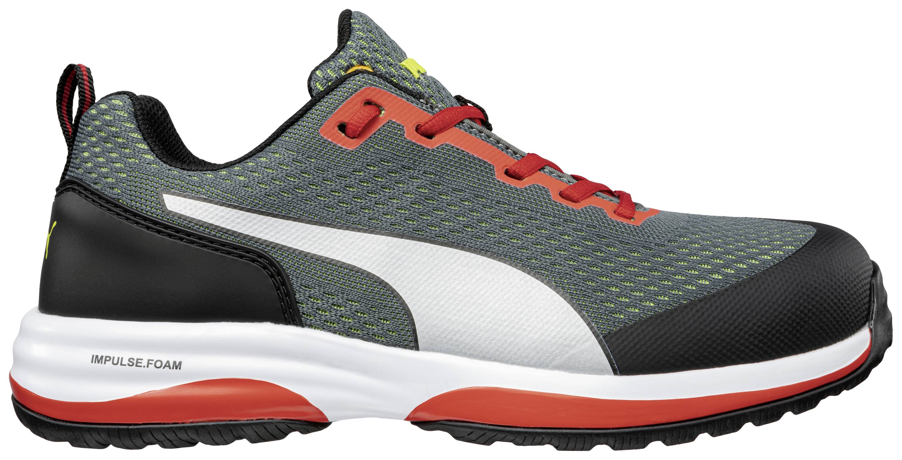 PUMA Speed Green Low 644500642000037 ESD Sicherheitshalbschuh S1P Schuhgröße (EU): 37 Grau, Rot, Weiß 1 Paar